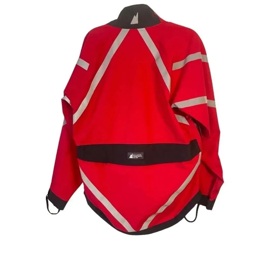 Mountain Equipment Co-op Red Reflective Running Activewear Jacket Men's